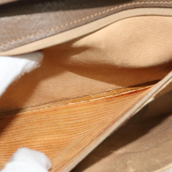 GUCCI GG Supreme Shoulder Bag PVC Beige Gold 94 02 050 Auth BA5315