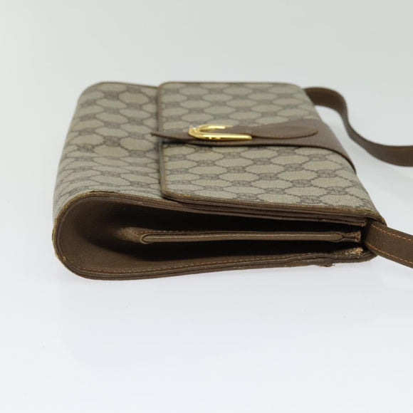 GUCCI GG Supreme Shoulder Bag PVC Beige Gold 94 02 050 Auth BA5315