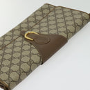 GUCCI GG Supreme Shoulder Bag PVC Beige Gold 94 02 050 Auth BA5315-6