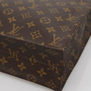 LOUIS VUITTON Monogram Sac Plat Hand Bag M51140 LV Auth BA5321-15