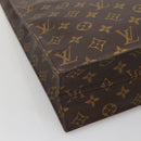LOUIS VUITTON Monogram Sac Plat Hand Bag M51140 LV Auth BA5321-16