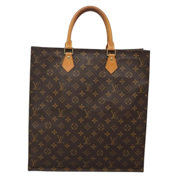 LOUIS VUITTON Monogram Sac Plat Hand Bag M51140 LV Auth BA5321 - 0