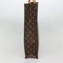 LOUIS VUITTON Monogram Sac Plat Hand Bag M51140 LV Auth BA5321-3