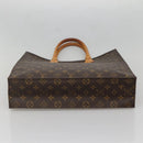 LOUIS VUITTON Monogram Sac Plat Hand Bag M51140 LV Auth BA5321-5