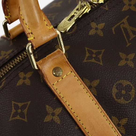 LOUIS VUITTON Monogram Keepall Bandouliere 60 Boston Bag M41412 LV Auth BA5322