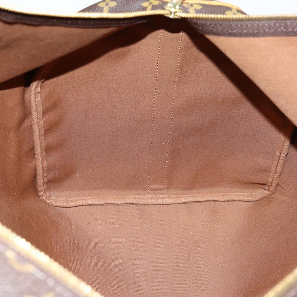LOUIS VUITTON Monogram Keepall Bandouliere 60 Boston Bag M41412 LV Auth BA5322