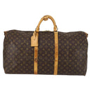 LOUIS VUITTON Monogram Keepall Bandouliere 60 Boston Bag M41412 LV Auth BA5322-13