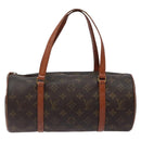 LOUIS VUITTON Monogram Papillon 30 Hand Bag M51385 LV Auth BA5327-13