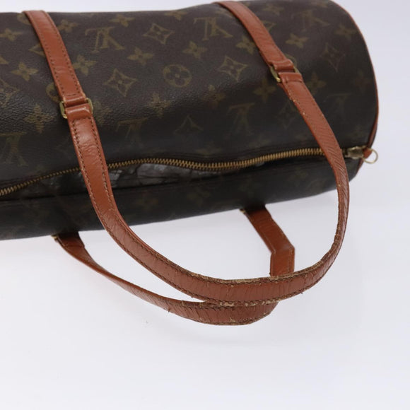 LOUIS VUITTON Monogram Papillon 30 Hand Bag M51385 LV Auth BA5327