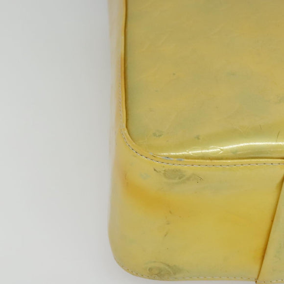 LOUIS VUITTON Monogram Vernis Columbus Tote Bag Gris M91028 LV Auth BA5329