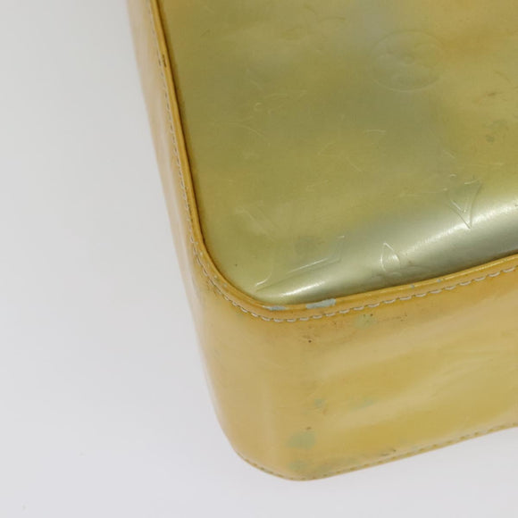 LOUIS VUITTON Monogram Vernis Columbus Tote Bag Gris M91028 LV Auth BA5329