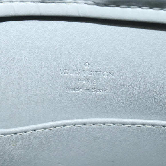 LOUIS VUITTON Monogram Vernis Columbus Tote Bag Gris M91028 LV Auth BA5329