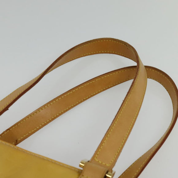 LOUIS VUITTON Monogram Vernis Columbus Tote Bag Gris M91028 LV Auth BA5329