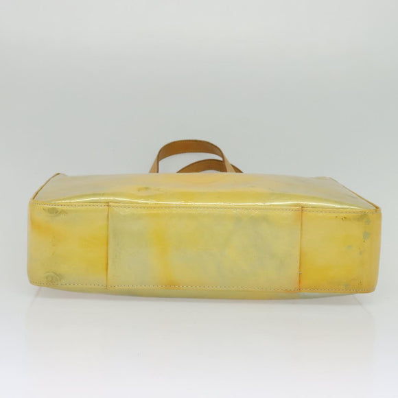 LOUIS VUITTON Monogram Vernis Columbus Tote Bag Gris M91028 LV Auth BA5329