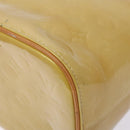 LOUIS VUITTON Monogram Vernis Houston Hand Bag Beige M91004 LV Auth BA5330-15