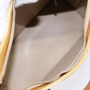 LOUIS VUITTON Monogram Vernis Houston Hand Bag Beige M91004 LV Auth BA5330-11