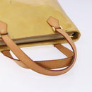 LOUIS VUITTON Monogram Vernis Houston Hand Bag Beige M91004 LV Auth BA5330-7