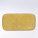 LOUIS VUITTON Monogram Vernis Houston Hand Bag Beige M91004 LV Auth BA5330-5