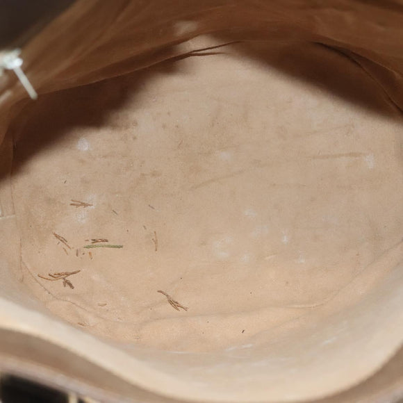 GUCCI GG Plus Supreme Tote Bag PVC Beige Gold Auth BA5333