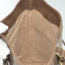 GUCCI GG Plus Supreme Tote Bag PVC Beige Gold Auth BA5333-19