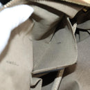 FENDI Camel Rain Hand Bag Canvas 2way Beige Gold Auth BA5335-23