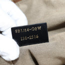 FENDI Camel Rain Hand Bag Canvas 2way Beige Gold Auth BA5335-25