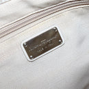 Salvatore Ferragamo Shoulder Bag Nylon Beige Silver Auth BA5336-17
