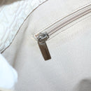 Salvatore Ferragamo Shoulder Bag Nylon Beige Silver Auth BA5336-18