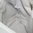 Salvatore Ferragamo Shoulder Bag Nylon Beige Silver Auth BA5336-21