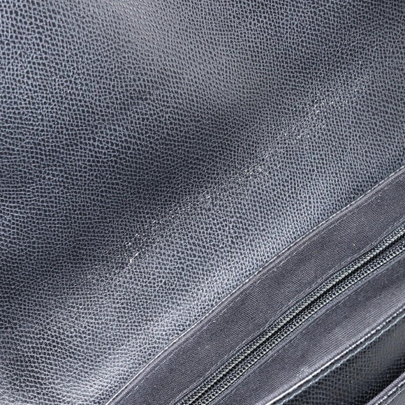 Salvatore Ferragamo Shoulder Bag Leather Black Auth BA5341