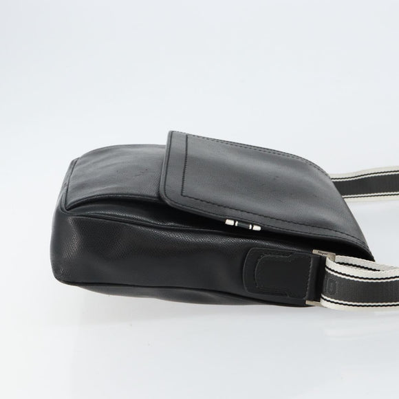 Salvatore Ferragamo Shoulder Bag Leather Black Auth BA5341