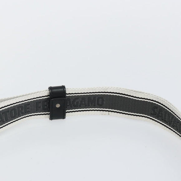 Salvatore Ferragamo Shoulder Bag Leather Black Auth BA5341