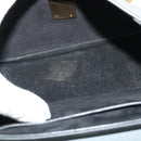 Chloe Chain Drew Shoulder Bag Leather Khaki Gold Auth BA5346-10