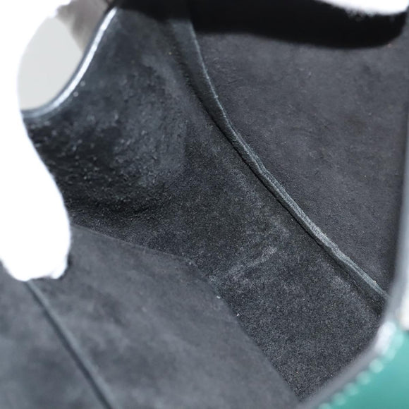 Chloe Chain Drew Shoulder Bag Leather Khaki Gold Auth BA5346