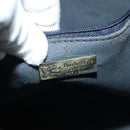 Burberrys Nova Check Shoulder Bag PVC Navy Gold Auth BA5347-11