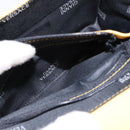 Gianni Versace Hand Bag Leather Yellow Gold Auth BA5349-22