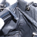 GUCCI GG Canvas Bamboo Hand Bag Nylon Black Silver 002 1016 Auth BA5353-19