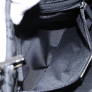 GUCCI GG Canvas Bamboo Hand Bag Nylon Black Silver 002 1016 Auth BA5353-20