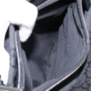 GUCCI GG Canvas Bamboo Hand Bag Nylon Black Silver 002 1016 Auth BA5353-21