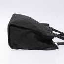 GUCCI GG Canvas Bamboo Hand Bag Nylon Black Silver 002 1016 Auth BA5353-3