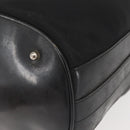 GUCCI Bamboo Hand Bag Nylon 2way Black Silver Auth BA5354-17