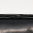 GUCCI Bamboo Hand Bag Nylon 2way Black Silver Auth BA5354-20