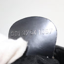 GUCCI Bamboo Hand Bag Nylon 2way Black Silver Auth BA5354-12