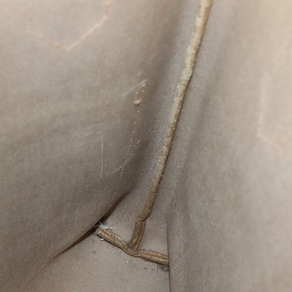 GUCCI GG Plus Supreme Web Sherry Line Tote Bag PVC Beige Gold Auth BA5355