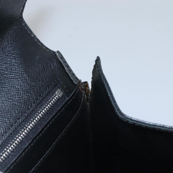 LOUIS VUITTON Taiga Selenga Clutch Bag Ardoise M30782 LV Auth BA536