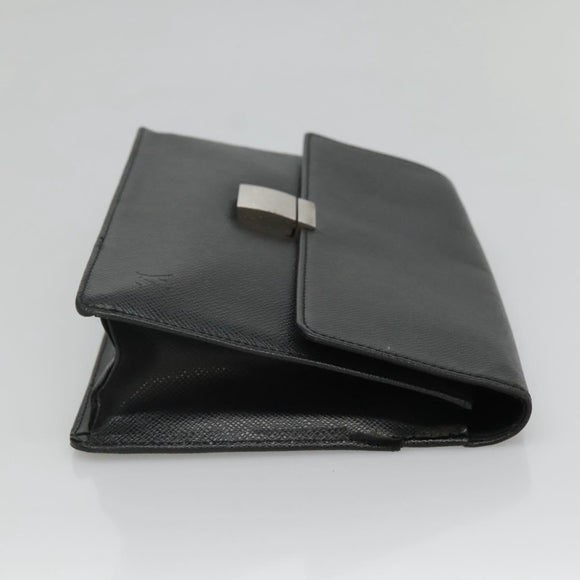 LOUIS VUITTON Taiga Selenga Clutch Bag Ardoise M30782 LV Auth BA536