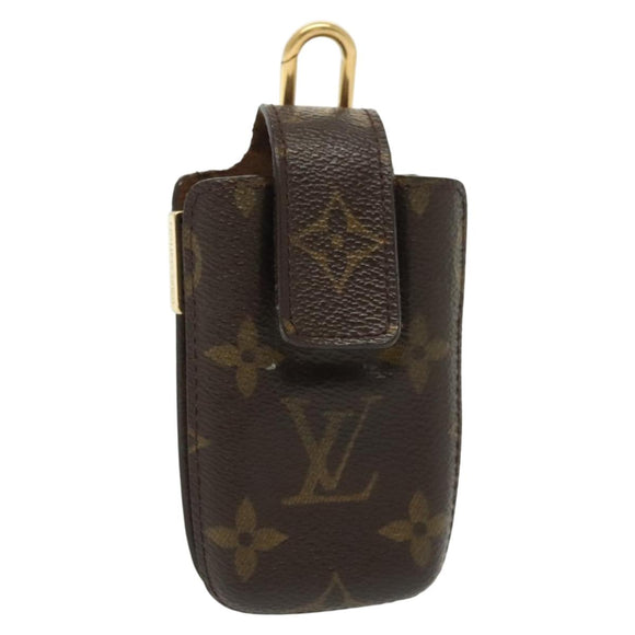 LOUIS VUITTON Monogram Etui Telephone International Cell M63064 LV Auth BA5365