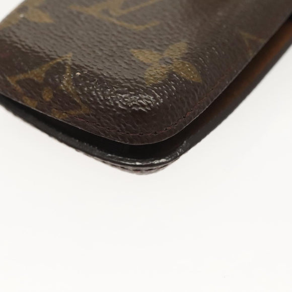 LOUIS VUITTON Monogram Etui Telephone International Cell M63064 LV Auth BA5365