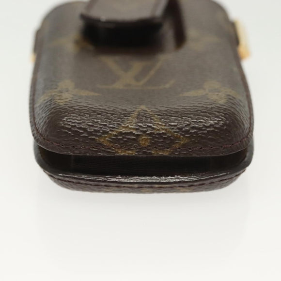 LOUIS VUITTON Monogram Etui Telephone International Cell M63064 LV Auth BA5365