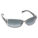 BVLGARI Sunglasses Metal Silver Auth BA5370-1
